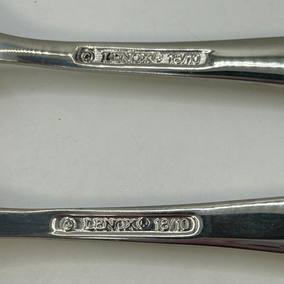 2 Teaspoon Spoon Swedish Lodge Lenox 6 5/8" Stainless 18/10 - Picture 4 of 10